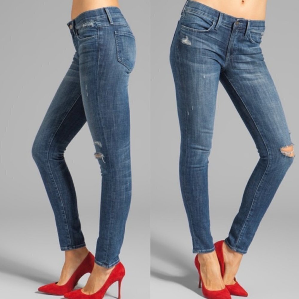 Wildfox Marianne Mid Rise Skinny Euphoria Size 25